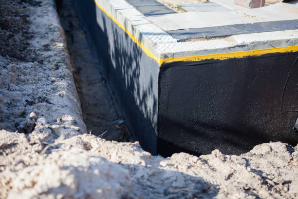 Residential Interior Drainage System installation at a Chilton, WI home by SJ Waterproofing Pros
